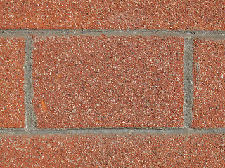 Image showing Red brick wall background