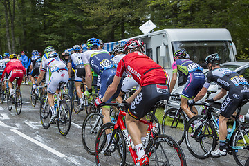 Image showing The Peloton - Tour de France 2014