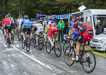 Image showing The Peloton - Tour de France 2014