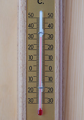 Image showing Thermometer for air temperature measurement