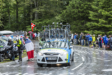 Image showing The Car of NetApp-Endura Team - Tour de France 2014