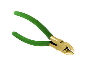 Image showing pruner on the white background