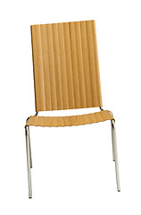 Image showing Wooden chair isolated