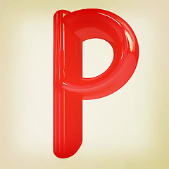 Image showing Alphabet on white background. Letter \