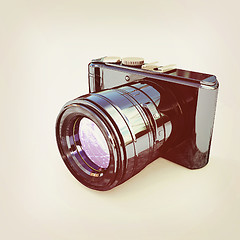 Image showing 3d illustration of photographic camera