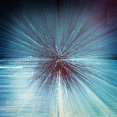 Image showing icy explosion. 3D illustration. Vintage style.