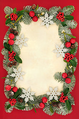 Image showing Christmas Background Border