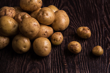 Image showing Freshly grown potato