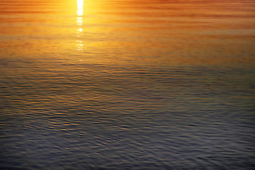 Image showing Beautiful sea sunrise background