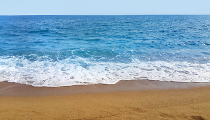 Image showing Seascape on a sunny day