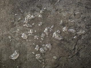 Image showing iced water on dark gray table top