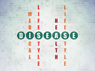 Image showing Medicine concept: Disease in Crossword Puzzle