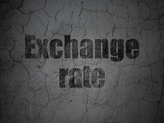 Image showing Money concept: Exchange Rate on grunge wall background