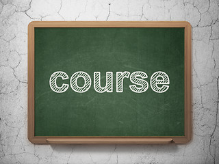 Image showing Education concept: Course on chalkboard background