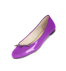 Image showing sexy purple shoes