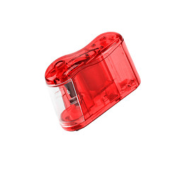 Image showing red pencil-sharpener isolated