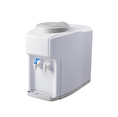 Image showing hot and cold faucet of water dispenser