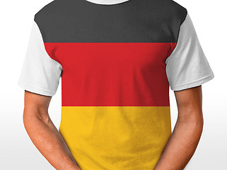 Image showing german t-shirt isolated on white