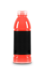 Image showing Juice bottle on a white background