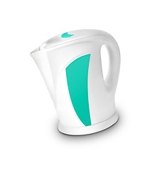 Image showing Steel electric kettle isolated