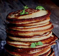 Image showing Stack of Pancakes