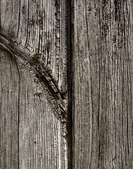 Image showing Cracked Wooden Background