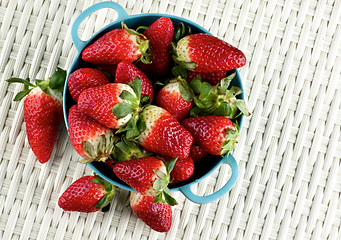 Image showing Big Ripe Strawberries