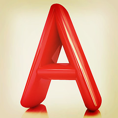 Image showing Alphabet on white background. Letter \