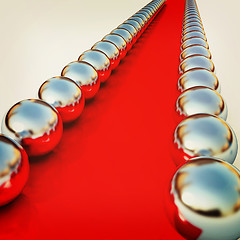 Image showing path to the success . 3D illustration. Vintage style.