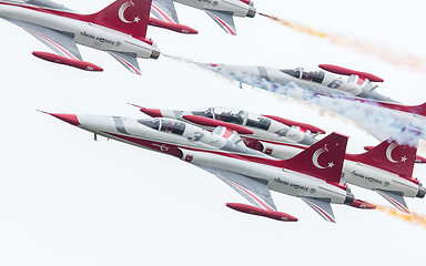 Image showing LEEUWARDEN, THE NETHERLANDS - JUNE 10, 2016: Turkish Air Force D