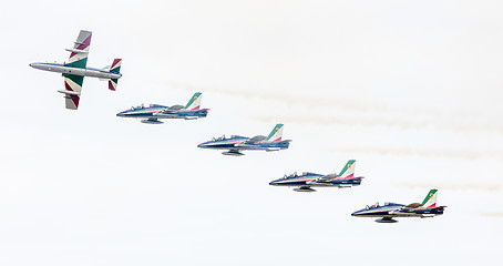 Image showing LEEUWARDEN, THE NETHERLANDS-JUNE 10, 2016: Italian aerobatic tea