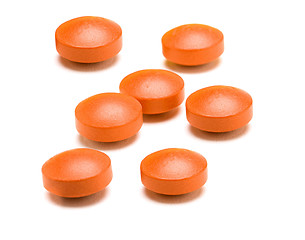 Image showing vitamins isolated on a white background