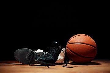 Image showing The basketball equipment