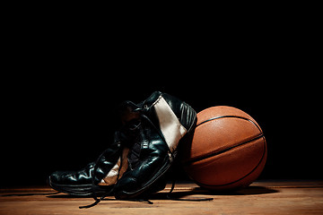 Image showing The basketball equipment