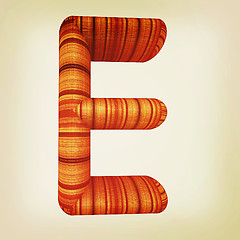 Image showing Wooden Alphabet. Letter \