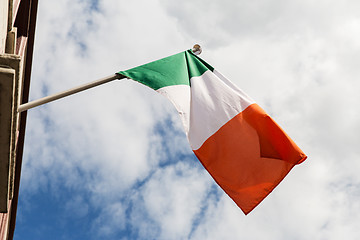 Image showing close up of irish flag