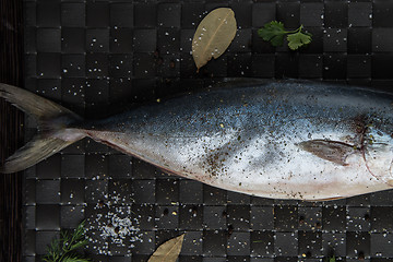 Image showing raw tuna fish