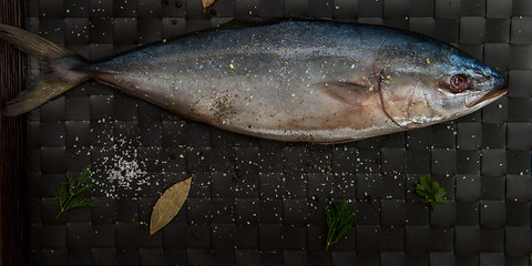 Image showing raw tuna fish