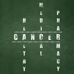 Image showing Health concept: Cancer in Crossword Puzzle