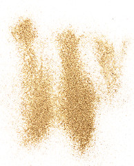 Image showing sand on white