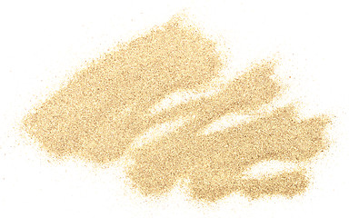 Image showing sand on white