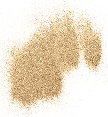 Image showing sand on white