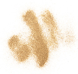 Image showing sand on white