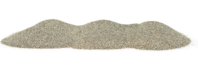 Image showing sand pile isolated