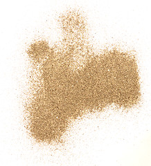 Image showing sand on white