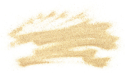 Image showing sand on white