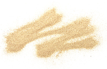 Image showing sand on white