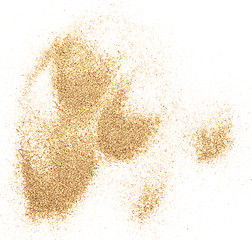 Image showing sand on white