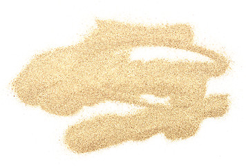 Image showing sand on white