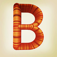 Image showing Wooden Alphabet. Letter \